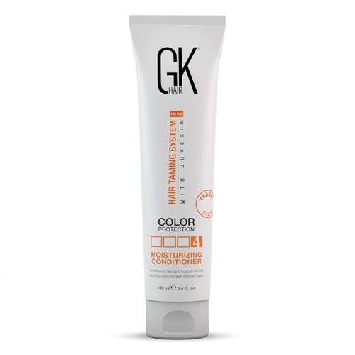 GK HAIR Global Keratin Moisturizing Conditioner (100ml/3.4 Fl Oz) for Hydrating Color Protection Dry Damage Curly Frizzy Color Treated Hair Repair Organic Paraben Sulfate Free All Hair Types