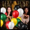 Deekin 130 Pcs Black History Month Balloons Party Decoration Juneteenth Day Garland Arch Patriotic Latex Balloons for Wedding Baby Shower Birthday Party Supply(Yellow, Black, Dark Green, Red, White)