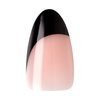 KISS Voguish Fantasy Press On Nails, Nail glue included, Magnifique', Black, Medium Size, Almond Shape, Includes 28 Nails, 2g glue, 1 Manicure Stick, 1 Mini File