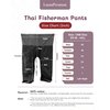 LannaPremium Thai Fisherman Pants for Men Women Yoga Pants Pirate Pants 2 Tone - Martial Arts Pants Gray Black…
