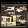 WW2 Panther Medium Tank & RSO Tractor Vehicle Building Blocks, Compatible with Lego Military Set, Great Army Gift for Kids and Teens Over 8 Years Old (1078 Pieces)