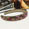 Numblartd Handmade Luxury Wide-edge Sparkle Crystal Rhinestone Headband Hair Hoop Band - Women Lady Fashion Comfortable Hair-Band Headwear Hair Accessories for Wedding and Party (Colorful)