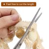 uxcell 2 Yards Pom Pom Ball Fringe Trim, Ribbon Sewing DIY Crafts Accessory for Home Curtain Clothes Pillow Decoration, Beige