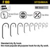 XFISHMAN Fly Hooks for Fly Tying Dry Wet Nymph Flies Curved Fishing Hooks 10# ~16# Assortment Pack of 240 Hooks with Box…