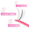 TDANCE Natural Individual Lash Clusters Kit Multi-type Mixed DIY Eyelash Extension:Bottom Lashes, Volume Lashes, 7D Wispy Spikes Fans, 20D Clusters, Bond&Seal, Lash Tweezer DIY at Home (5-16mm, Kit)