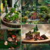 Sratte 26 Pcs Forest Animals Figures Playset,10 Animals Figures 9 Model Trees 3 Acorn 4 Pinecone Animal Figurines Diorama Supplies for Cake Toppers Gift Birthday Party Decor