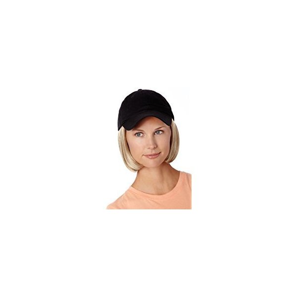 Henry Margu Hair Accents Short Hair with Baseball Cap Wig (8H - MEDIUM BROWN/GOLDEN BROWN HIGHLIGHTS)