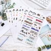 24 Sheets Monthly Planner Stickers Creative Journaling Stickers Aesthetic Calendar Planner Stickers for Calendars Planners Paper Book Decoration Accessories Scrapbooking