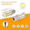 RVZONE 1156 1141 1003 7506 BA15S 1383 Led white RV Interior Light | Super Bright 4014 105-SMD LED Replacement for 12 Volt RV Camper Trailer Boat Trunk Interior Lights 4-Packs