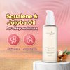 Polypeptide Body Oil by Florida Glow - With Squalene, Jojoba Oil, Peptides & Vitamin C - Body Oil for Women and Men - Collagen Boosting Serum for Body Skincare (Wild Rose)