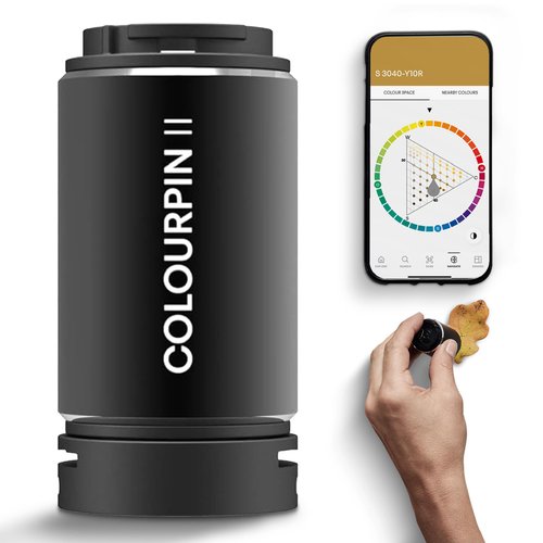 NCS Colourpin II Color Reader | Bluetooth Color Matching Tool for Designers | Instantly Scan, Match & Share Colors | Compact & Portable | Includes Calibration Cap, USB Cable | 0.0838 lbs, 5.4 x 2.6 cm