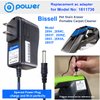 T POWER Charger for Bissell Pet Stain Eraser 20037 2054 Z 2002 20028 2002Q 2003 Cordless Handheld Portable Cleaner Vacuum 1611736 1612244 Ac Adapter Power Supply