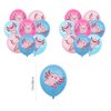 44Pcs Axolotl Birthday Party Supplies Include Happy Birthday Banner-Backdrop-Tablecloth-Balloons-Cake Topper-Cupcake Toppers for Axolotl Party Decorations