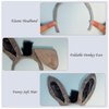 Yomglyxn Donkey Ears Headband, Donkey Costume Donkey Headband, Plush Animal Ears Hairband for Adult Halloween Costume Accessories Birthday Animal Party Cosplay Dress up