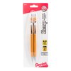 PENTEL Sharp Mechanical Drafting Pencil, 0.9 mm, Yellow Barrel, 2/Pack (P209BP2K6)