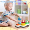 Toys for 1 + Year Old Girls & Boys, Montessori Toys for First Birthday Gifts, 4 Models Learning Toddler Toys Drum with Musics and Lights, Christmas and Birthday Gifts for Kids Aged 1-3