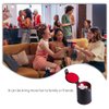 Dice Cup Pu Leather Dice Storage Tool Fashion Felt Lining Quiet Dice Shaker for Enjoy with Friend and Family in Party(5 dice Included)