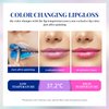 VIOLA HOUSE color changing lip gloss, blue in pink PH lipstick, tinted, waterproof, long lasting gloss rose lip gloss. 5ml/0.17fl oz (freshcolor)