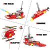 Liberty Imports STEM Building Blocks Sets, Compatible Model Building Toys Gift for Boys Age 6-12 (Fire Rescue)