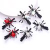 Halloween Spider Hair Clips Sparkle Crystal Spider Hairpins Rhinestone Long Alligator Clips for Women Girls Halloween Party Hair Accessory