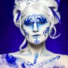 MEICOLY Blue Face Paint Stick(1.06 Oz),Grease Waterproof Dark Blue Body Paint Stick for Halloween SFX Avatar Smurf Mystique Makeup,Blue Eye Black Stick,Royal Blue Face painting for Adults and Kids