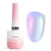 Major Dijit Gel Nail Polish - Jelly Glass UV Led Gel Polish Natural Girly Colors Pearl Blue Translucent Cruelty-Free Nail Lacquer, 15ml/0.5floz