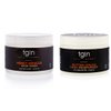 tgin Butter Cream Daily Moisturizer and tgin Honey Miracle Hair Mask Deep Conditioner Duo - Dry Hair - Curly Hair - Type 3c and 4c hair - Styler - 12 Oz - PACK OF 2 (One of each)