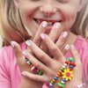 120 Pieces Kids Press on Nails Children Fake Nails Artificial Nail Tips Girls Full Cover Short False Fingernails for Girls Kids Nail Decoration (Lovely Pattern)