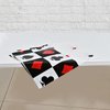 Lecpeting 2 Pcs Casino Tablecloth Casino Plastic Table Cover 87 x 51 Inches Poker Birthday Tablecovers for Casino Poker Theme Birthday Party Supplies