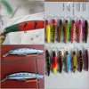wLure 10 Blank Unpainted Minnow Crankbait Topwater Lipless Jerkbait Fishing Lures V3 (UPM673P10)