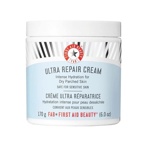 First Aid Beauty Ultra Repair Cream Intense Hydration Moisturiser for Face and Body – Rich Whipped Texture For Immediate Skin Hydration, 170.1g