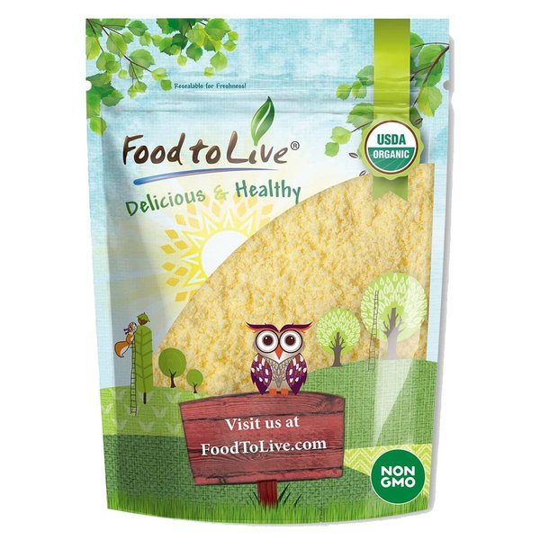 Organic Millet Flour, 2 Pounds – Non-GMO, Kosher, Raw, Vegan, Stone Ground, Unbleached, Unbromated, Bulk, Product of the USA