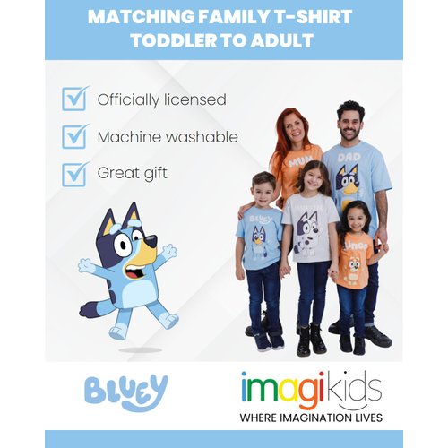 Bluey Little Boys Graphic T-Shirt 6