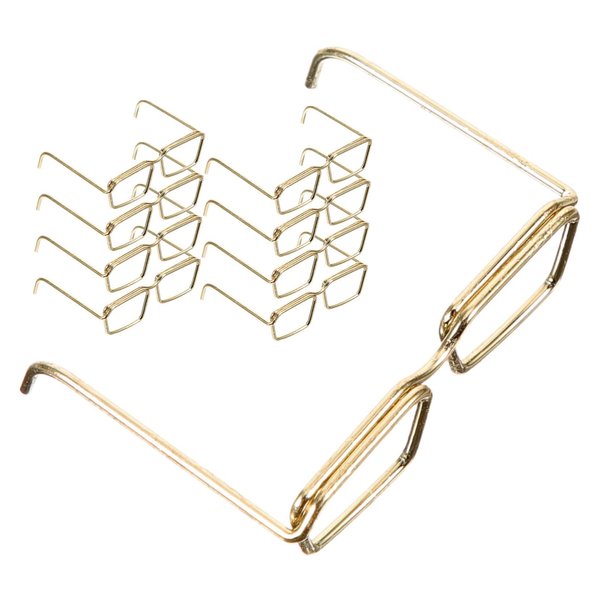 SEWOART 10 Pcs Glasses Frame Classic Toys Round Frame Round Glasses Steel Golden Metal Ob11 Doll Toy Doll Glasses Gold Glasses Gold Frame Goldendoodle Accessories Trumpet Accessories