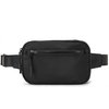 Telena Fanny Packs for Women Men Fashionable Cross Body Belt Bag with Adjustable Straps Black