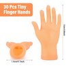 30 Pcs Tiny Finger Hands Mini Fingers Funny Hand Puppets, Miniature Small Hands for Finger Puppets Show, Gag Performance, Cute Little Hand Finger for Party Favors