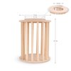andwe Hay Feeder Less Wasted Wooden Food Feeding Rack for Rabbit Guinea Pig Chinchilla - Standing Pet-self Feeding Hay Manage