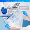 Annhua Dental Chair Foot Cover Foot Pad Mat Cushion Transparent, Dental Clinic Chair Toe Protector Dustproof with Elastic Bands - Waterproof and Reusable