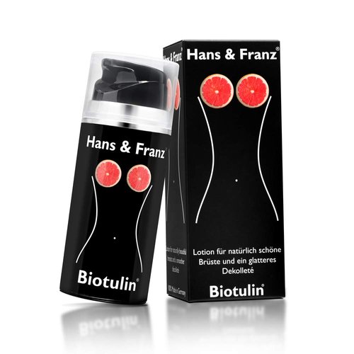Biotulin Hans & Franz - 100ml - Anti-Wrinkle Décolleté/Cleavage Lotion - Amino Acid Complex - Hyaluronic Acid - Acmella Oleracea (Paracress)