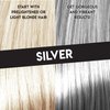 Color Lux Direct Vibes Semi-Permanent Hair Color, Silver, Vibrant & Long-Lasting Shade, Ammonia-Free, Vegan, Sulfate-Free, Paraben-Free, 8 fl oz