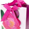 Hallmark 9" Medium Gift Bag with Tissue Paper (Pink Rose) for Valentines Day, Birthdays, Bridal Showers, Weddings or Any Occasion