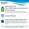 HQRP Two-Way Radio Rechargeable 2-Pack Battery Compatible with UNIDEN BP-40 / BP40 Replacement