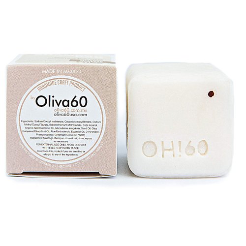 Shampoo Bar Chamomile Honey - Gentle & Non-Irritating | Hair Care- Moisturizes & Hydrates Dry Hair | Organic Shampoo wirh Olive, Argan, Macadamia Oil | Sulfate & Paraben Free | OLIVA 60