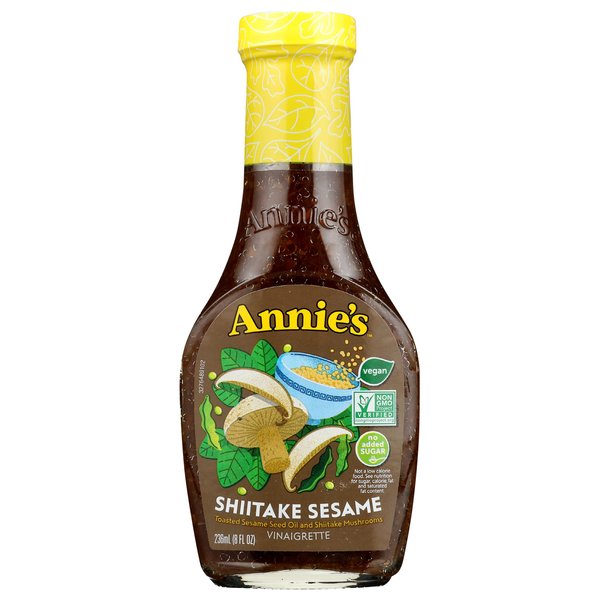 Annies Homegrown Shiitake & Sesame Vinaigrette, 8 Ounce