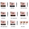 6pcs Waterproof Pre-Draw Mapping Pencils Peel off Eyebrow Pencil Hard Permanent Makeup Eyebrow Pencil (#07 Cappuccino)
