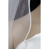 Bridal Veil Diamond (Off) White 1 Tier Cathedral Length With Nylon Pencil Edge