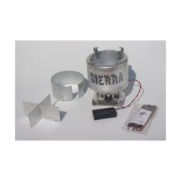 Sierra Stove Lightweight woodburning Backpacking Stove with Upgrade Kit