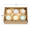Home Spa Gift Basket Calming Relaxation Aromatherapy Bath Bombs Gifts for Her, 6 Refreshing, Aromatic Scents to Moisturize, Revitalize, Rejuvenate Mind, Body & Soul - Luxury Bath & Body Set for Women