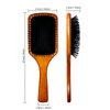 RAIN’S SECRET Hair Brushes for Women Men Kid,Natural Wooden Paddle Hair Brush, Wet/Dry Hair Smoothing Massaging Detangling,Scalp Massage, Perfect Hair Care Tool