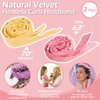 Heatless Curling Rod Headband, 70'' Long Heatless Curls Headband, Soft Velour Heatless Curlers Hair for Long Hair, Overnight Hair Rollers Set, Lazy Hair Curlers to Sleep In